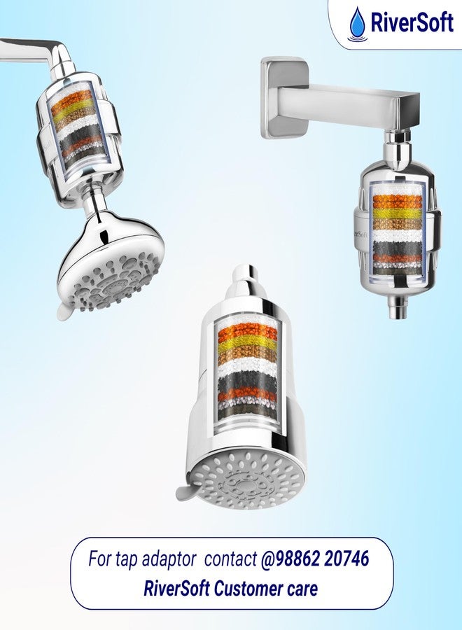RiverSoft SFC-15 PRO Filter Cartridge for Hard Water with 15 Stage, Cartridge only (PP, White) (SFC-15 Shower/Tap Filter Cartridge) - Image 4